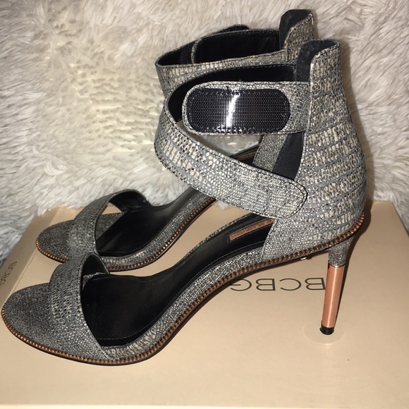 BCBG Generation Ankle Strap Sandal Heels - Picture 3 of 7